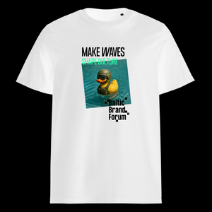 Open image in slideshow, MAKE WAVES. SHAPE CULTURE | Unisex T-shirt | 3
